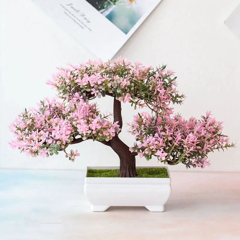 Bonsai Garden For Home - Plantas artificiais bonsai plantas falsas flores