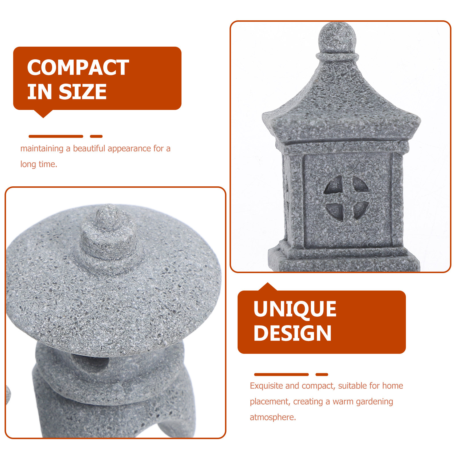3 Peças de Ornamento Compacto  - Bonsai Garden Landscape Design avaliação e preço