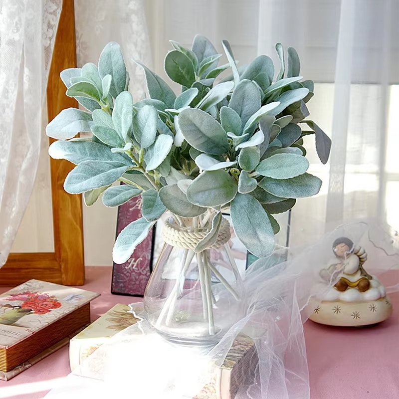 Flor artificial de pelúcia com - Bonsai Garden For Home avaliação e preço